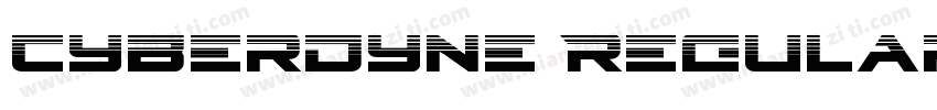 Cyberdyne Regular字体转换